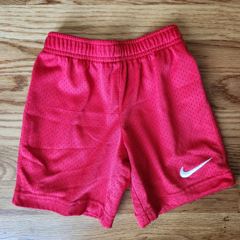 Red Mesh Nike Shorts, Size XS